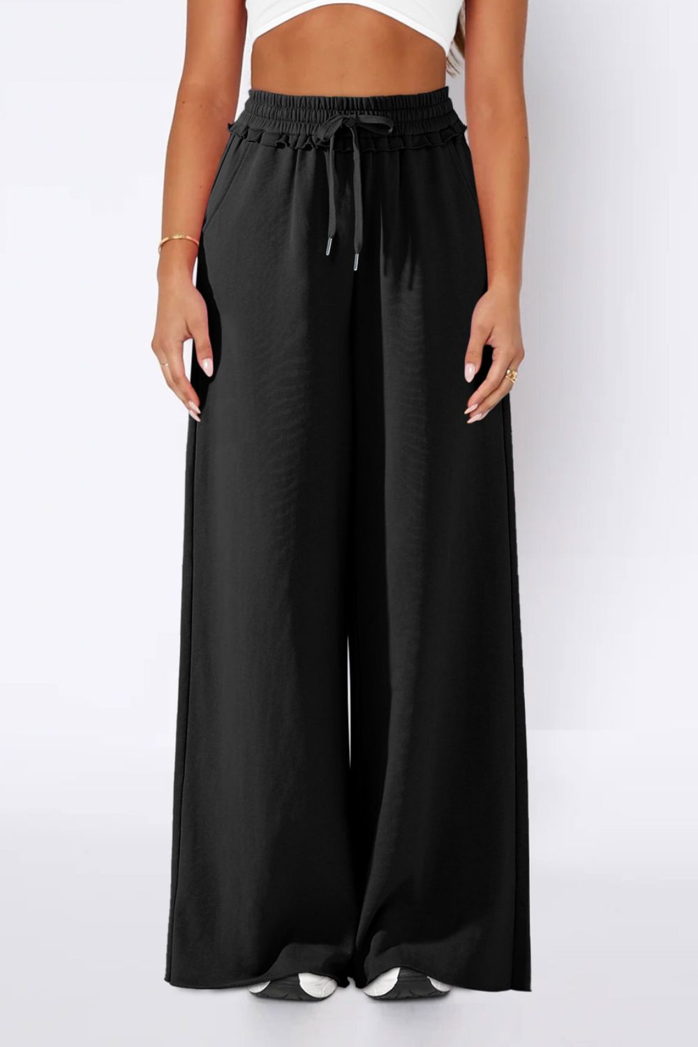 High Waist Wide Leg Pants