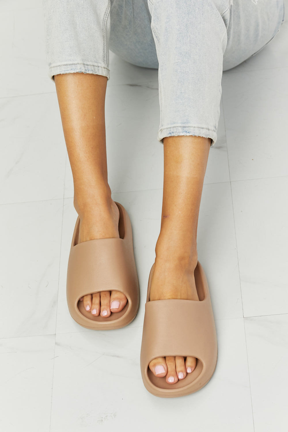 NOOK JOI In My Comfort Zone Slides in Beige